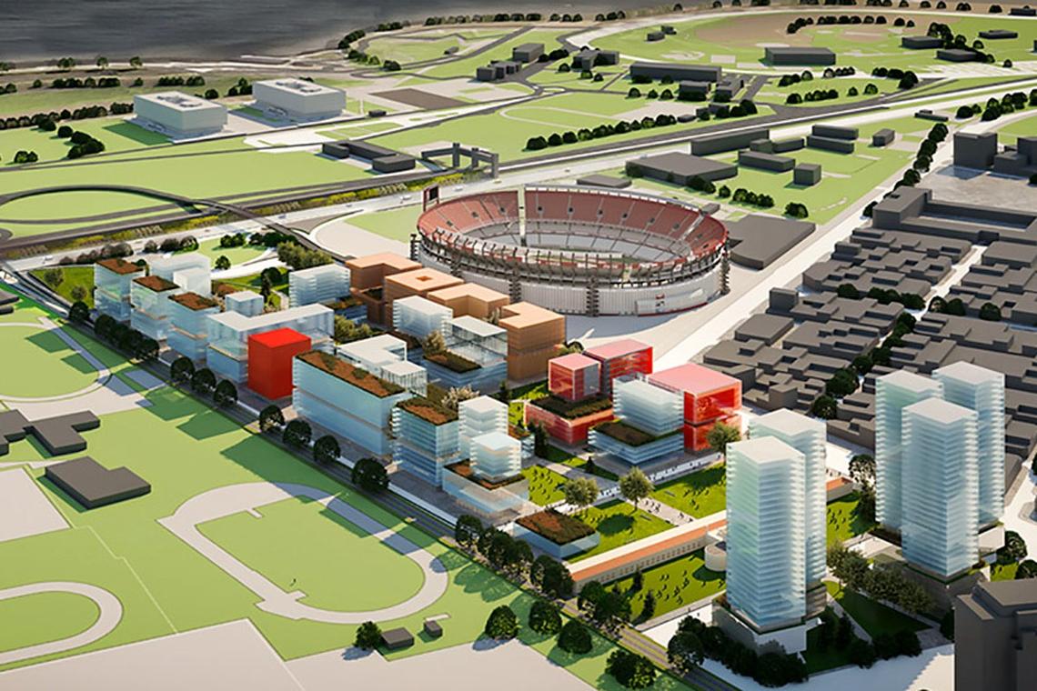 Render del futuro Parque de la Innovación.